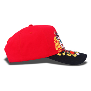 Tcap China Wholesale 100% Cotton Custom 5 Panel Baseball <b>Caps</b> Embroidery <b>Hat</b> - Product Image 4