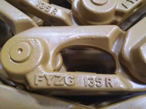 Bagian Undercarriage ekskavator pabrik Tiongkok SY55 SY60 SY65 KX161Track Link Assy135 rantai jalur Pitch - Product Image 4