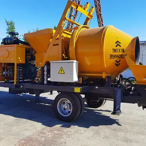 20m3/h Self Loading Mobile Trailer Mounted Concrete Pump Manufacturer In China