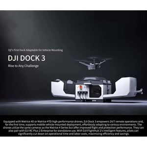 สถานีโดรนเชิงพาณิชย์ Dock 3 สำหรับ Matrice 4D/4TD สำหรับการตรวจสอบสิ่งแวดล้อมและการดำเนินการด้วยหุ่นยนต์รักษาความปลอดภัย/ตรวจสอบ - Product Image 3