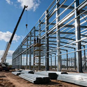 Estructura Metálica Prefabricada de Acero Ligero, Almacenes de Acero Prefabricados de Alta Calidad, Kits de Construcción de Talleres Industriales - Product Image 1