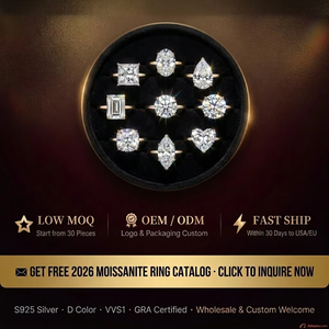 Anillos de Moissanita al por Mayor, Banda de Eternidad, Plata de <span class=keywords><strong>Ley</strong></span> 925, Color GRA D, VVS1, Anillos de Plata para Minoristas - Product Image 5