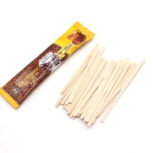 Best selling wooden ice cream sticks birch wood popsicle stick for coffee