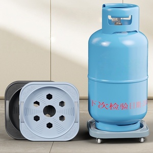 Carro Universal para Cilindros de Gas <span class=keywords><strong>LPG</strong></span> - Base con Ruedas de Alta Resistencia para un Fácil Transporte, Uso en Interiores y Exteriores - Product Image 5