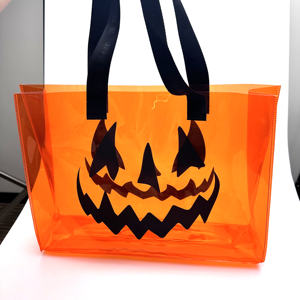 Sac fourre-tout holographique personnalisé en PVC Sac de plage transparent avec poignée en coton épais - Product Image 5