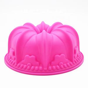 Moldes antiadherentes de silicona para hornear, moldes redondos de grado alimenticio, cacerolas para gelatina, gelatina - Product Image 3