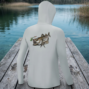 Maillot de pêche pour garçons grande taille, léger, séchage rapide, imperméable, imprimé camouflage numérique, respirant, protection solaire UPF 50+, été - Product Image 3
