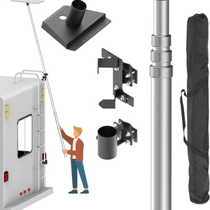 Kit de montage d'échelle JH-Mech Starlink Gen 3 Rv montage d'échelle Rv poteau en aluminium de 11 pieds Installation sécurisée mâts d'<span class=keywords><strong>antenne</strong></span> <span class=keywords><strong>TV</strong></span> - Product Image 2