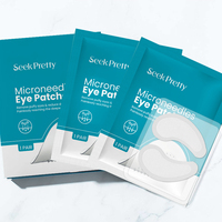 Masque pour les yeux à micro-aiguilles au collagène et aux peptides 2025 pour éliminer les cernes, patchs oculaires à micro-aiguilles dissolvants à l'acide hyaluronique