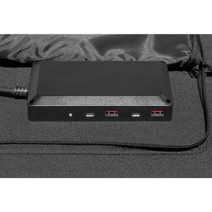 420W Portable <b>Foldable</b> Mono <b>Solar</b> Blanket Kit with Kickstand for Camping Power Station Generator - Product Image 4