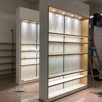 Vitrine de présentation de bijoux pour boutique de détail, avec tiroirs verrouillables