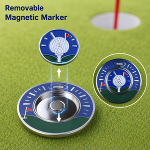 Marcador Magnético de Pelotas de Golf OEM con Forma Personalizada, Diseño de Doble Cara y Marcador Removible de 25 mm para Eventos de Golf - Product Image 2