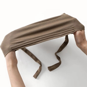 Sous-hijab en jersey de coton extensible antidérapant en silicone pour femmes musulmanes, ajustable avec lien arrière, pour l'automne - Product Image 6