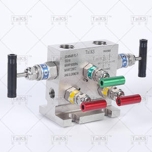 Collecteurs à cinq vannes de type T fournis par le fabricant, vannes à aiguille en acier inoxydable avec raccord à filetage interne, vannes de régulation - Product Image 3