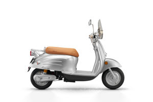 Moto électrique vintage classique de petite taille avec batterie au lithium amovible, <span class=keywords><strong>scooter</strong></span> électrique - Product Image 2