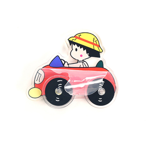 Ornements de bureau DIY personnalisables en plastique mignon - Jouet périphérique d'animation de voiture à bascule incluant scooter et moto - pour enfants - Product Image 6