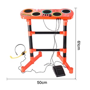 Juguetes Jacko, Juguetes Musicales para Niños, Batería de <span class=keywords><strong>Jazz</strong></span> Multifuncional, Juego de Batería de <span class=keywords><strong>Jazz</strong></span> Grande con Funcionamiento a Pilas para Niños - Product Image 3