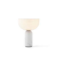 Lampe de table LED en acrylique marbré en forme de champignon, contrôle tactile, blanc jazz, lumière chaude 3000K, design compact, décoration d'intérieur