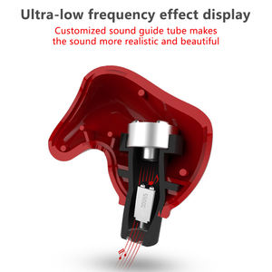 Écouteurs en fer à anneaux, écouteurs intra-auriculaires en fer mobile, écouteurs de téléphone portable à fil contrôlé avec microphone, écouteurs intra-auriculaires HIFI - Product Image 5