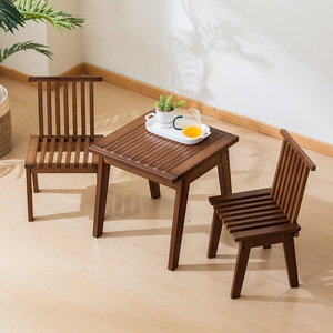Simple European <b>Bamboo</b> Tea Table Set Modern Living Room Furniture Durable Design - Product Image 2