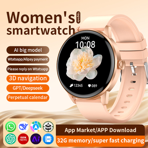 <span class=keywords><strong>Orologio</strong></span> sportivo HX36 <span class=keywords><strong>donna</strong></span> AI Smart Watch monitoraggio della salute IP68 impermeabile AMOLED <span class=keywords><strong>Touch</strong></span> Screen Ultra-lungo Standby oro nero - Product Image 2