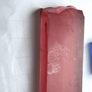 Material rugoso Padparadscha de cultivo de laboratorio de alta calidad para cortar gemas - Product Image 1