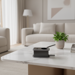 อะแดปเตอร์แปลงไฟแบบพกพา 4-in-1 PD20W ชาร์จเร็ว ช่องเสียบแบบ EU พร้อมพอร์ต USB-A และพอร์ต Type-C 2 พอร์ต KC/GS - Product Image 1