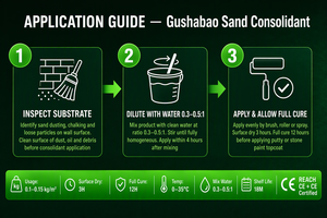 Revestimiento Consolidante de Arena SandFix, Recubrimiento de Reparación de Paredes de Penetración Profunda, Anti-Decoloración, Secado Rápido, Cero VOC, para Renovación de Edificios - Product Image 4