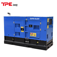 Générateur diesel silencieux 50 kVA, alternateur en cuivre pur, capot insonorisé, triphasé, pour alimentation de secours résidentielle