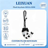 Breloque de sac en peluche monstre doux et moelleux, avec cordon tressé monochrome, porte-clés pour sac à dos, sac à main, décoration suspendue, cadeau