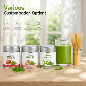 Té Matcha en Polvo de Lavanda en Lata, Té Verde Floral en Polvo para Latte, Venta al por Mayor, OEM, Etiqueta Privada, Suministro Personalizado - Product Image 1