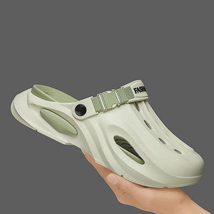 Sandales d'été pour hommes et femmes en EVA à semelle épaisse antidérapante respirante imperméable pour le quotidien et les loisirs, nouvelle mode, bout ouvert surélevé - Product Image 1