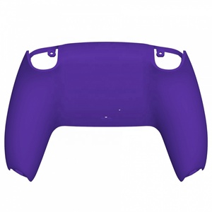 Coque arrière de remplacement personnalisée en gros, douce au toucher, violet foncé, pour manette sans fil PS5 - Product Image 1