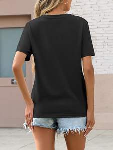 Camisetas Vaqueras Vintage para <span class=keywords><strong>Mujer</strong></span>, Camiseta con Gráfico de Calavera de Vaca, <span class=keywords><strong>Botas</strong></span> de Vaquero, Rodeo, Música Country, Tops de Manga Corta de Algodón - Product Image 4