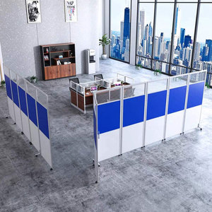 Free Sample <strong>Office</strong> Folding Privacy Screen Panels Movable Room Dividers <strong>Partition</strong> Screen With Wheels - Product Image 2