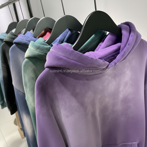 เสื้อฮู้ดผ้านุ่มอบอุ่นสีจางทันสมัยพร้อมโลโก้เฉพาะบุคคลฉลาก - Product Image 1