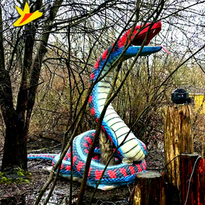 Décoration de la <span class=keywords><strong>jungle</strong></span> Modèle animal grande taille Serpent animatronique imperméable de haute qualité - Product Image 1