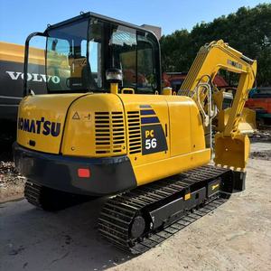 Original Japan Used Komatsu PC56 Excavator 5.6 Ton <b>Mini</b> Crawler Digger In Stock Ready To Ship Good Working Condition - Product Image 3