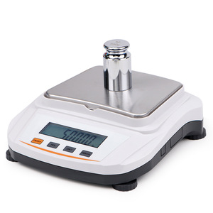 Balanza Electrónica de Precisión de 500g y 0.01g, Balanza de Laboratorio de Acero Inoxidable, Instrumento de Pesaje Digital - Product Image 1