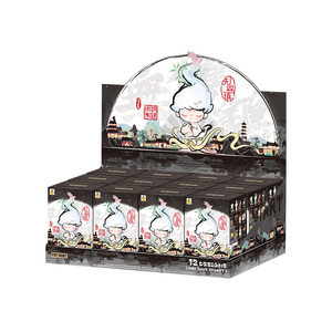 Popmart Wushuang Town Série 14ème Anniversaire Boîte Mystère ABS/PVC Échelle 1/12 Boîte Colorée Unisexe Artéfact de Collection - Product Image 1