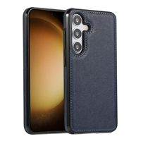 Étui en cuir rétro pour Samsung Galaxy S24 Ultra, coque arrière de luxe pour téléphone