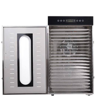 Professionele Cassave Vlees Industriële Commerciële 24-Tray Groente Dehydrator Voedsel Droogmachine Fruit Dehydrator Machine