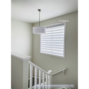 Stores zébrés automatiques sans fil Rideaux d'ombrage électriques décoratifs intérieurs Zebra Blackout Shades Sun - Product Image 3