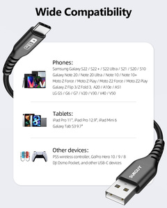 Cable USB a Tipo-C SUNGUY, Cable de Carga Rápida Personalizable, Cavo di Ricarica USB-C, Cargador de Teléfono - Product Image 5