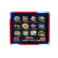 Monitor táctil para juegos Monitor de pantalla táctil PCAP 3m de 19 pulgadas con marco Led para POG/WMS/FOX 340