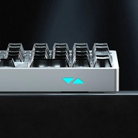 Clavier mécanique OEM/ODM 98% en alliage d'aluminium CNC, rétroéclairage RGB tri-mode, échange à chaud, 10000 mAh, idéal pour cadeaux/jeux/bureau