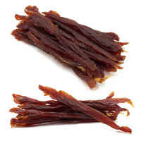 Friandises pour animaux de compagnie : Viande séchée de poulet et de canard en cristal naturel, tranches, bandes et morceaux, sans céréales, pour dressage canin, marque privée