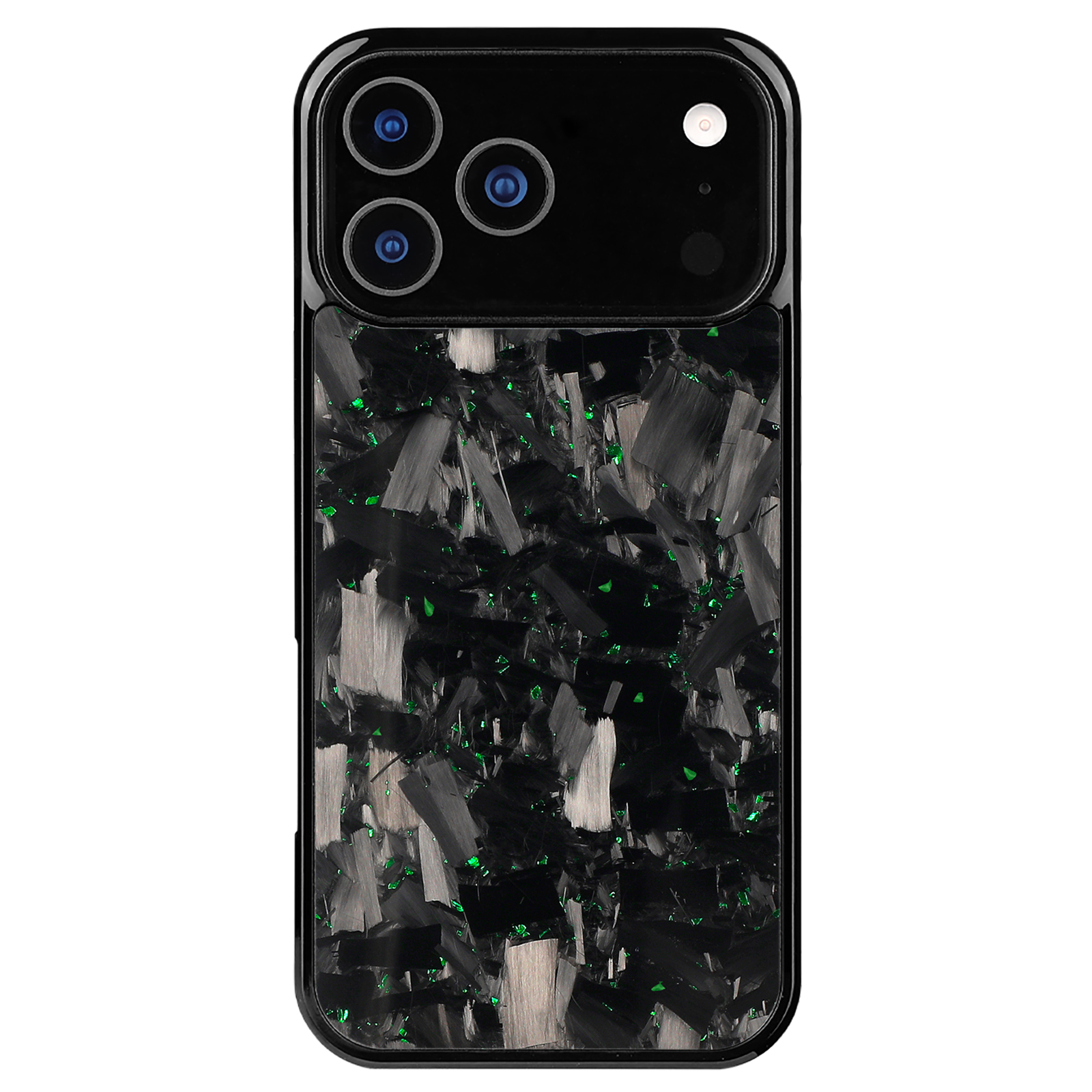 Green forged carbon fiber with mag safe