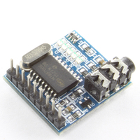 Módulo decodificador DTMF MT8870, interfaz de audio de 3,5mm, placa de reconocimiento de frecuencia de voz para microcontrolador STM32, Control remoto
