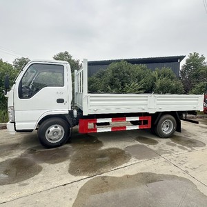 รถบรรทุก ISUZU แบบมีรั้ว 4x2 4 ตัน รถบรรทุกขนาดเล็ก เครื่องยนต์ดีเซล ISUZU 120 แรงม้า รถบรรทุกพื้นเรียบ คุณภาพสูง ขาย - Product Image 4